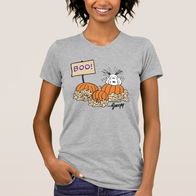 Peanuts | Snoopy Pumpkin Patch Boo! T-Shirt (Front)