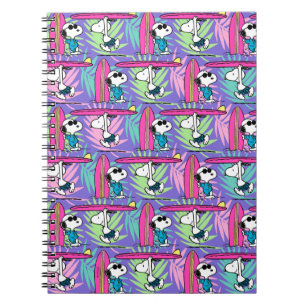 Peanuts   Snoopy Purple Surf Pattern Notebook