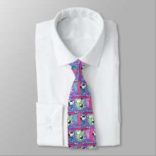 Peanuts   Snoopy Purple Surf Pattern Tie