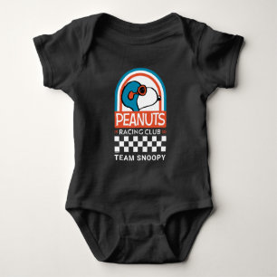 Peanuts Snoopy Racing Club Baby Bodysuit