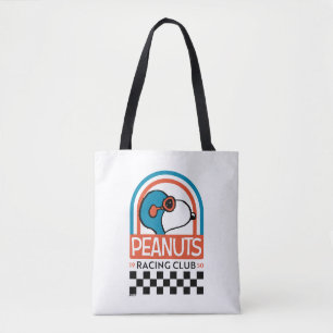 Peanuts Snoopy Racing Club Tote Bag