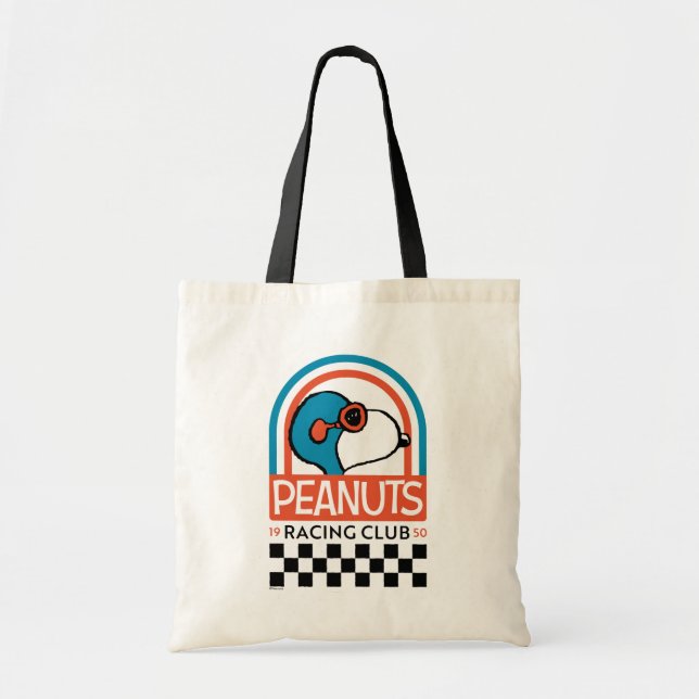 Peanuts | Snoopy Racing Club Tote Bag (Front)