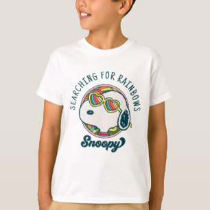 Peanuts Snoopy Rainbow Heart Sunglasses T-Shirt