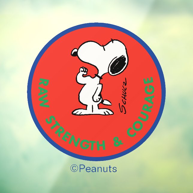 Peanuts | Snoopy Raw Strength & Courage Badge (Sheet 3)