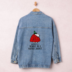 Peanuts Snoopy Red Puffer Jacket