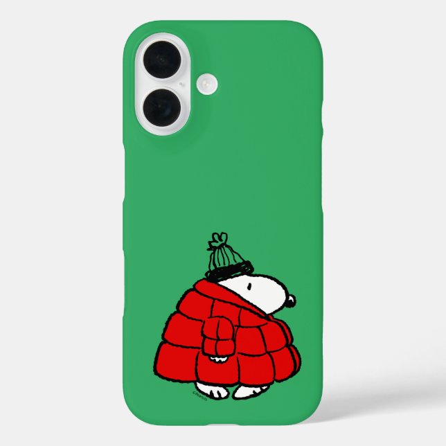 Peanuts | Snoopy Red Puffer Jacket Case-Mate iPhone Case (Back)