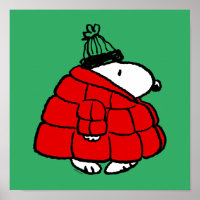 Peanuts | Snoopy Red Puffer Jacket