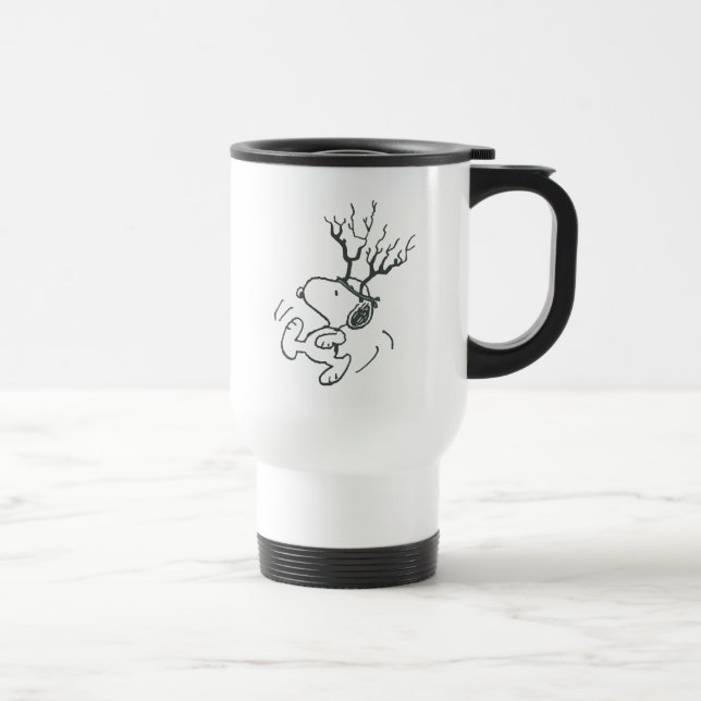 Peanuts | Snoopy Reindeer Travel Mug (Right)