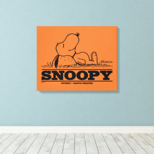 Peanuts Snoopy Rest Break Canvas Print