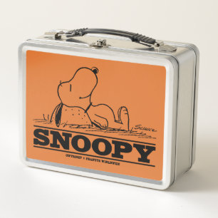 Peanuts   Snoopy Rest Break Metal Lunch Box