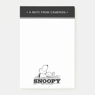 Peanuts   Snoopy Rest Break Post-it Notes