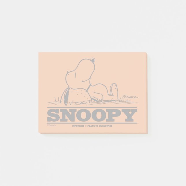 Peanuts | Snoopy Rest Break Post-it Notes (Front)