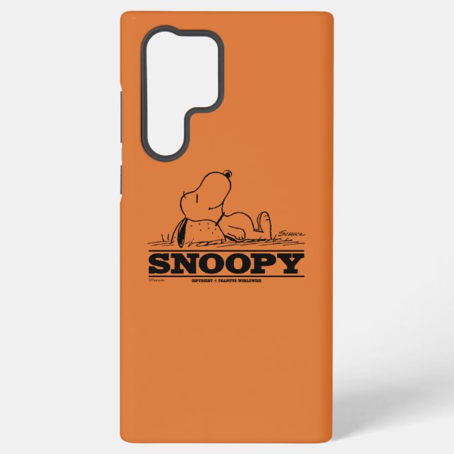 Peanuts | Snoopy Rest Break Samsung Galaxy S22 Ultra Case (Back)