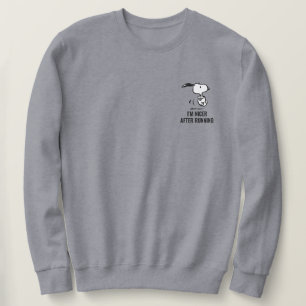 Peanuts   Snoopy Running Sweatshirt