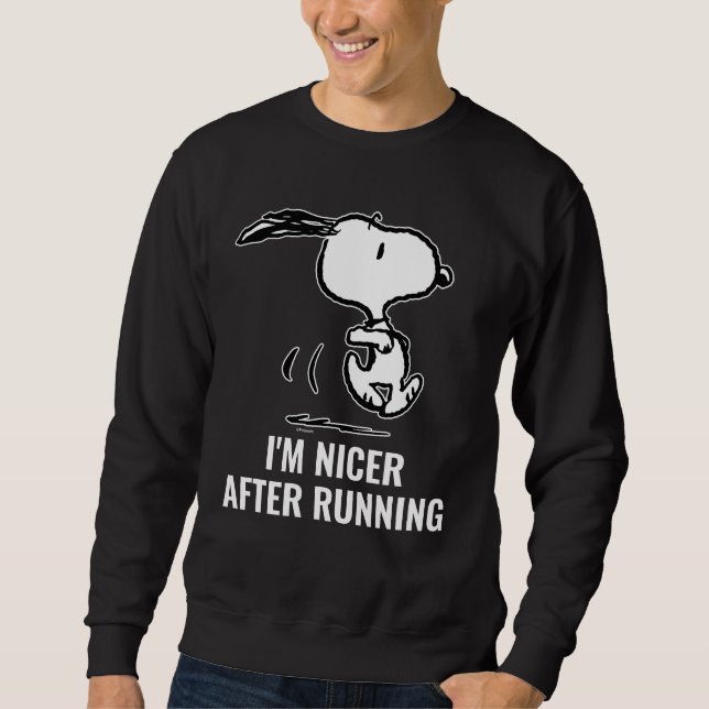 Peanuts | Snoopy Running Sweatshirt (Front)