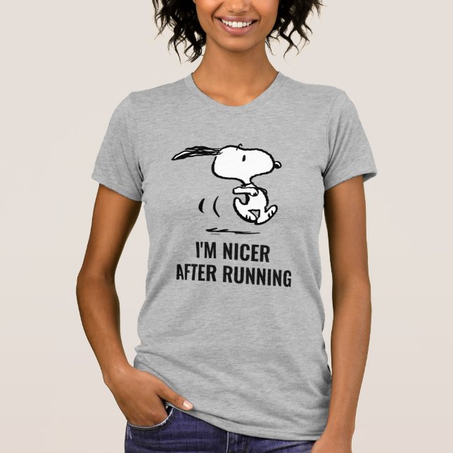 Peanuts | Snoopy Running T-Shirt (Front)