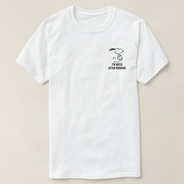 Peanuts | Snoopy Running T-Shirt (Design Front)