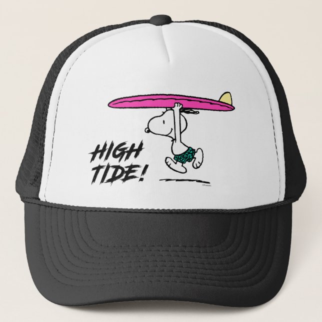 Peanuts | Snoopy Running to the Surf Trucker Hat (Front)
