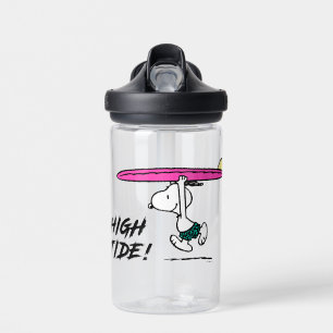 Peanuts   Snoopy Running to the Surf Water Bottle