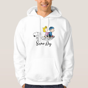 Peanuts   Snoopy, Sally & Linus Sled Riding Hoodie