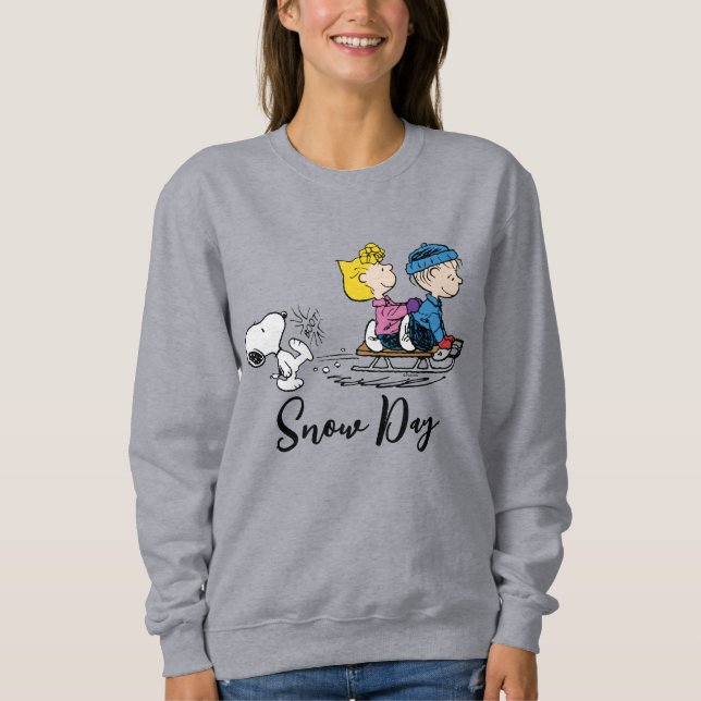 Peanuts | Snoopy, Sally & Linus Sled Riding Sweatshirt (Front)