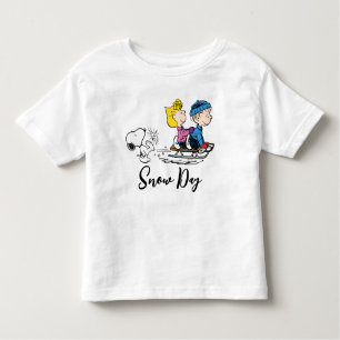 Peanuts   Snoopy, Sally & Linus Sled Riding Toddler T-Shirt