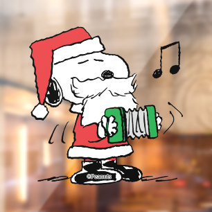 Peanuts   Snoopy Santa Claus Accordian