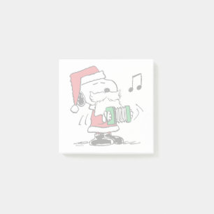 Peanuts   Snoopy Santa Claus Accordian Post-it Notes
