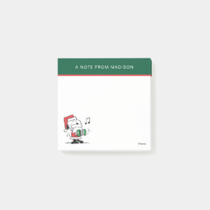 Peanuts   Snoopy Santa Claus Accordian Post-it Notes