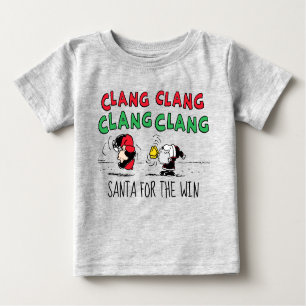 Peanuts   Snoopy Santa Claus & Lucy Baby T-Shirt