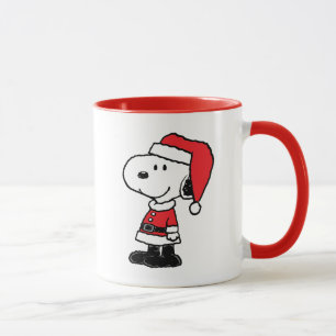 Peanuts   Snoopy Santa Claus Mug