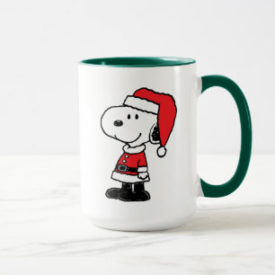 Peanuts   Snoopy Santa Claus Mug