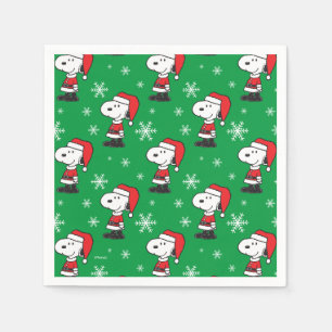 Peanuts Snoopy Santa Claus Napkin