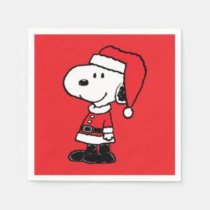 Peanuts Snoopy Santa Claus Napkin