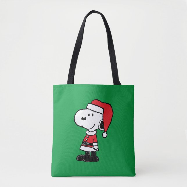 Peanuts | Snoopy Santa Claus Tote Bag (Front)