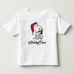 Peanuts   Snoopy Santa & Woodstock Gift Toddler T-Shirt