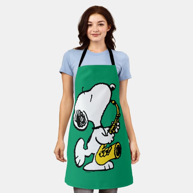 Peanuts | Snoopy Saxophone Player Apron (Worn)