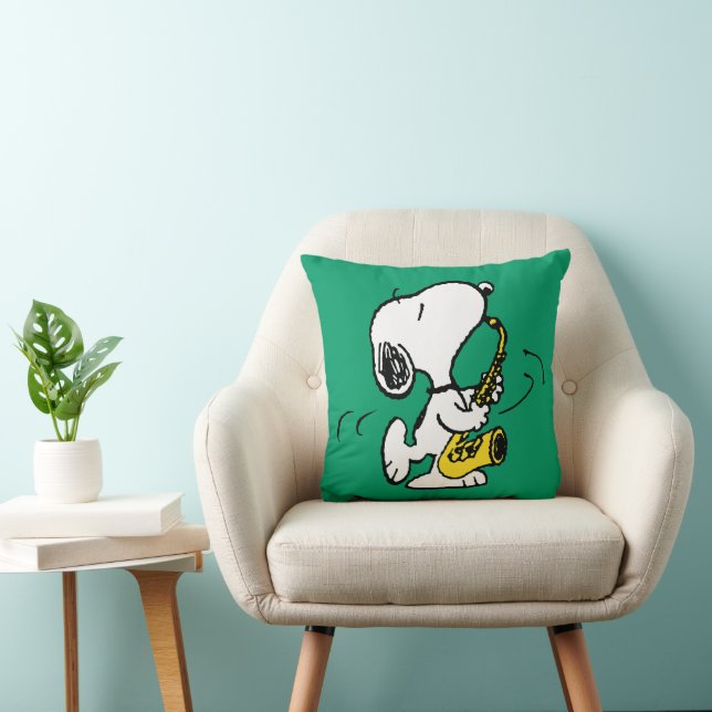 Peanuts | Snoopy Saxophone Player Cushion (Chair)