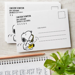 Peanuts   Snoopy Saxophone Player Envelope