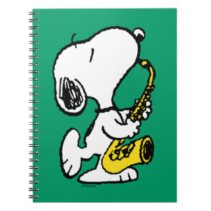 Peanuts   Snoopy Saxophone Player Notebook