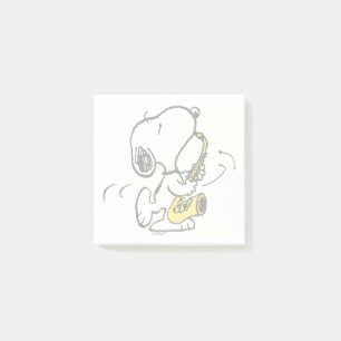 Peanuts   Snoopy Saxophone Player Post-it Notes