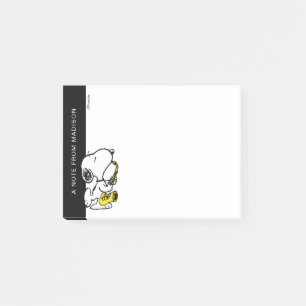 Peanuts   Snoopy Saxophone Player Post-it Notes