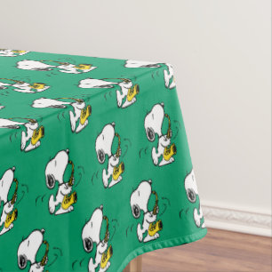 Peanuts   Snoopy Saxophone Player Tablecloth
