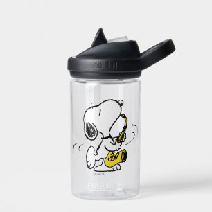 Peanuts   Snoopy Saxophone Player Water Bottle