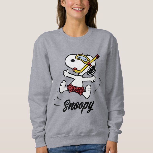 Peanuts | Snoopy Scuba Diver Sweatshirt (Front)