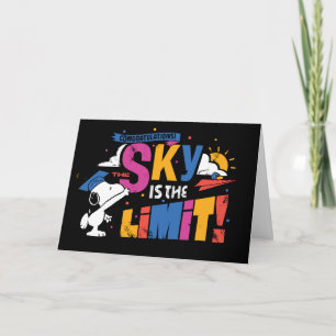 Peanuts Snoopy Sky Is The Limit Graduation Card