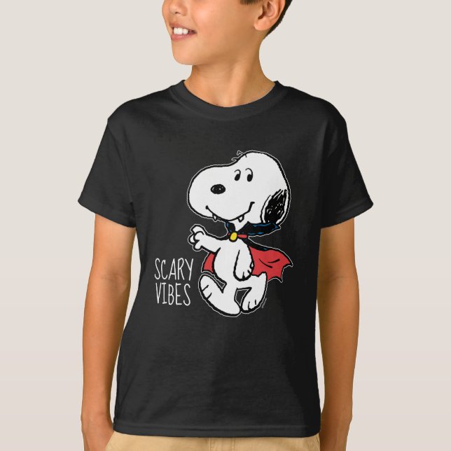 Peanuts | Snoopy Smiling Vampire T-Shirt (Front)