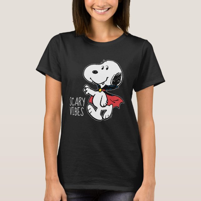 Peanuts | Snoopy Smiling Vampire T-Shirt (Front)