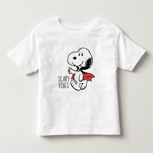 Peanuts | Snoopy Smiling Vampire Toddler T-Shirt (Front)