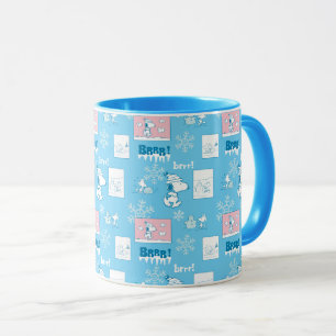 Peanuts   Snoopy Snow Day Pattern Mug